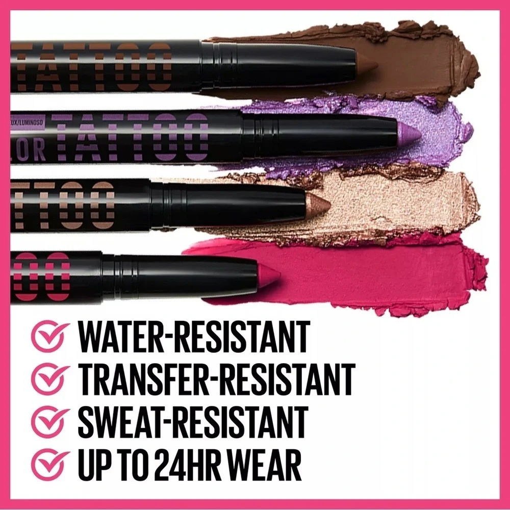 3/$12 Maybelline 35 I Am Powerful Color Tattoo Eye Stix Matte Eyeshadow Stick